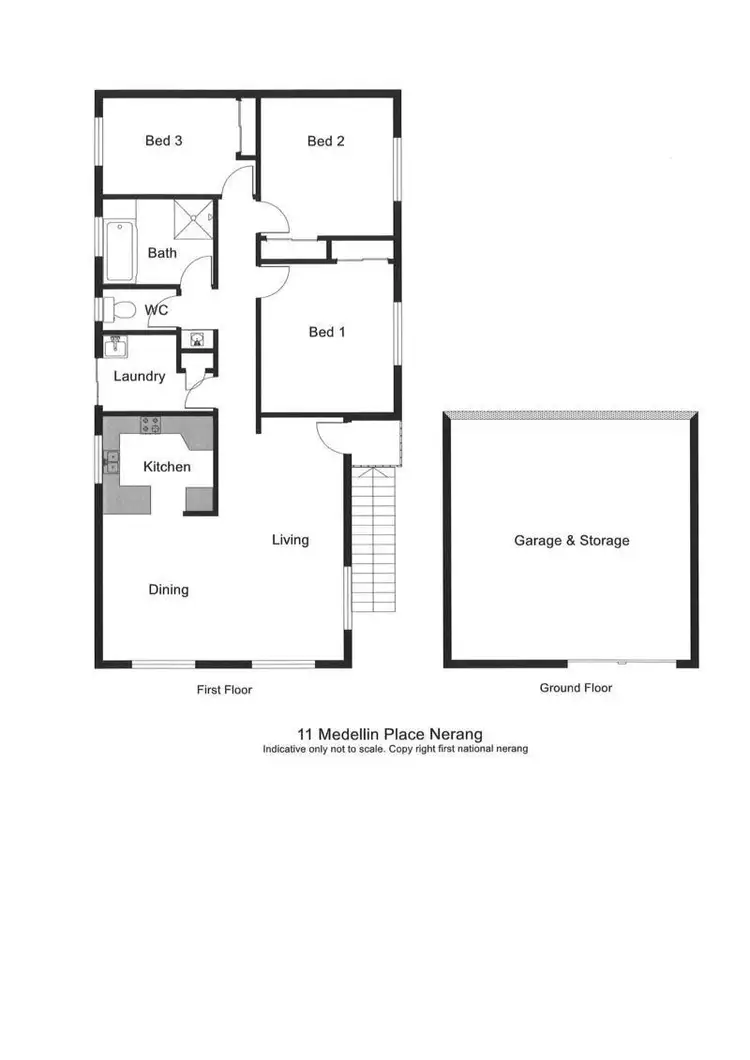 Floorplan of Homely house listing, 11 Medellin Place, Nerang QLD 4211