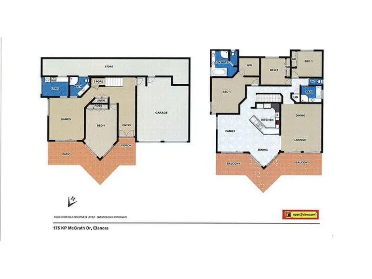Floorplan of Homely house listing, 175 K P Mcgrath Drive, Elanora QLD 4221