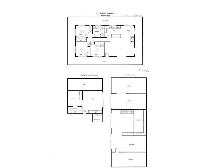 Floorplan of Homely house listing, 41 Purcell Road, Guanaba QLD 4210