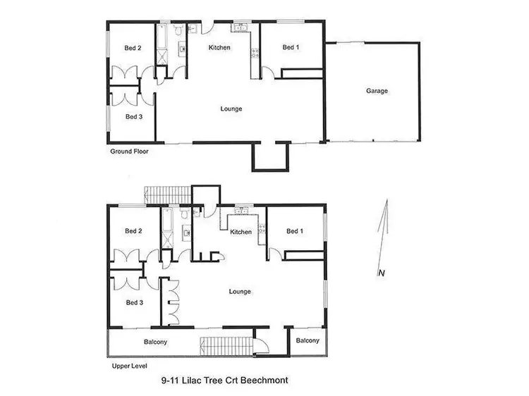 Floorplan of Homely house listing, 9 Lilac Tree Court, Beechmont QLD 4211