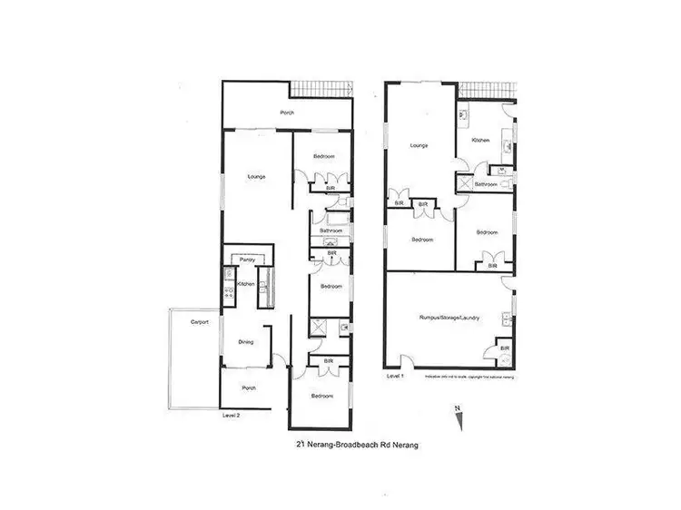 Floorplan of Homely house listing, 21 Nerang Broadbeach Road, Nerang QLD 4211