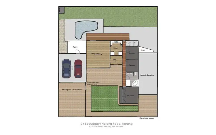 Floorplan of Homely house listing, 134 Beaudesert-Nerang Road, Nerang QLD 4211