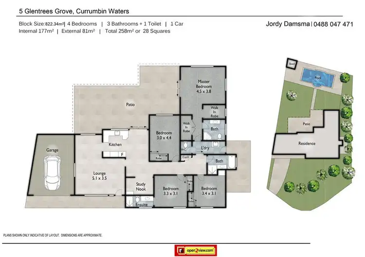 Floorplan of Homely house listing, 5 Glentrees Grove, Currumbin Waters QLD 4223