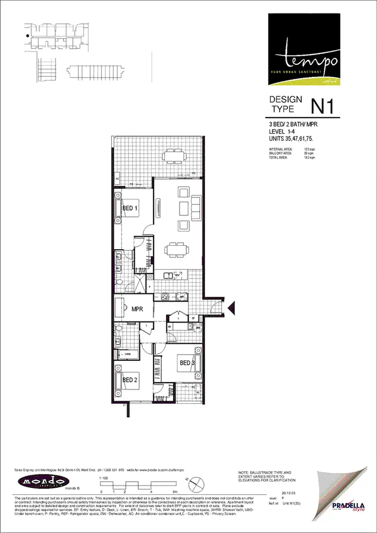 Floorplan of Homely apartment listing, 61/20 Donkin Street, West End QLD 4101