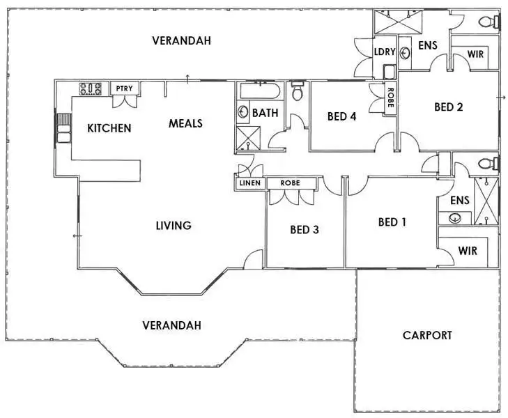 Floorplan of Homely house listing, 13 Honeyeater Loop, Djugun WA 6725