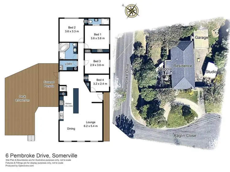 Floorplan of Homely house listing, 6 Pembroke Drive, Somerville VIC 3912