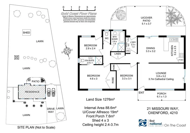 Floorplan of Homely house listing, 21 Missouri Way, Oxenford QLD 4210