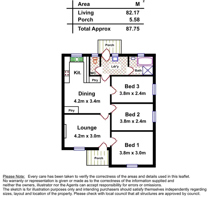 Floorplan of Homely house listing, 28 Richardson Road, Elizabeth South SA 5112