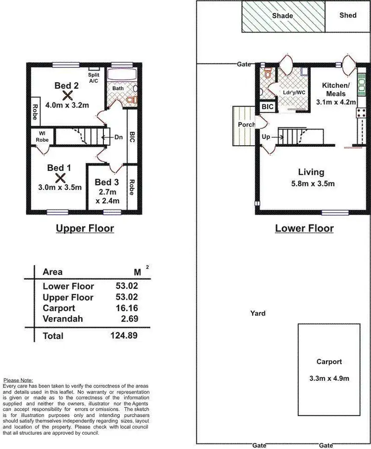 Floorplan of Homely townhouse listing, 23 Woodland Court, Grange SA 5022