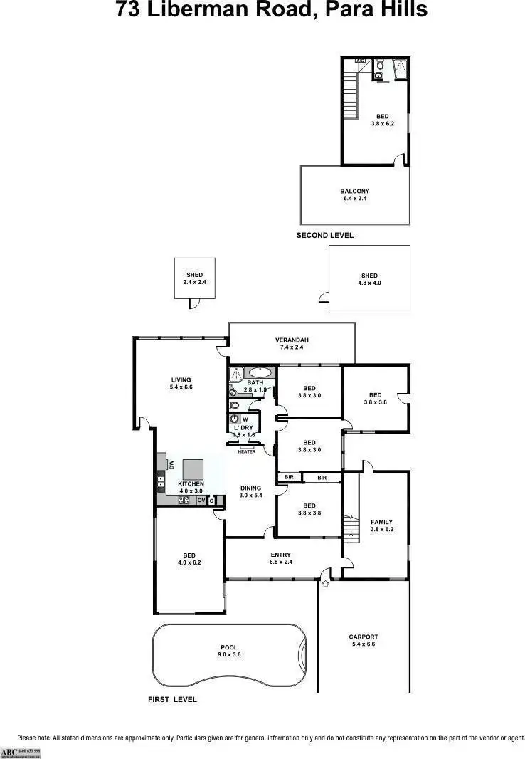 Floorplan of Homely house listing, 73 Liberman Road, Para Hills SA 5096