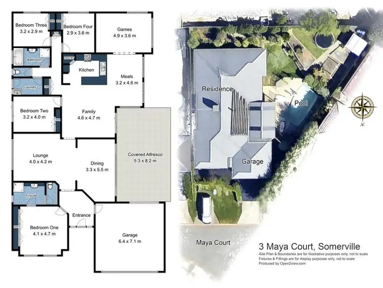 Floorplan of Homely house listing, 3 Maya Court, Somerville VIC 3912