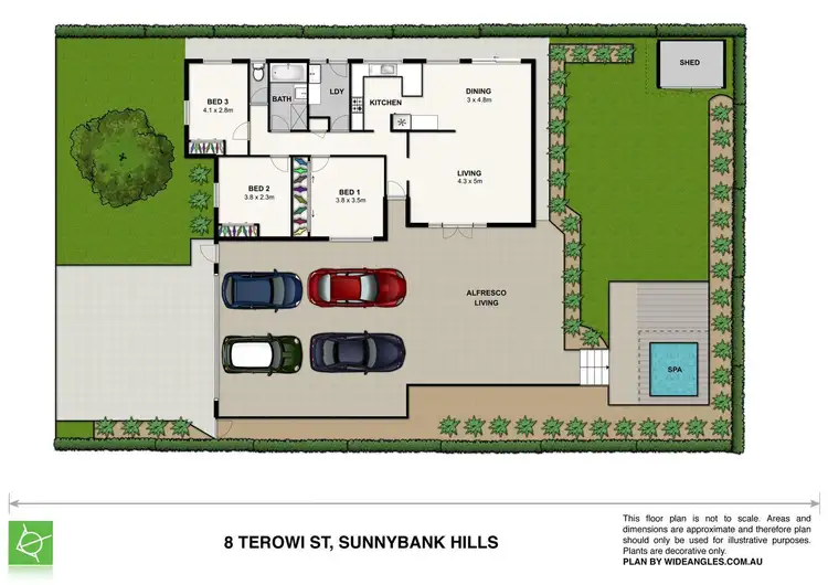 Floorplan of Homely house listing, 8 Terowi Street, Sunnybank Hills QLD 4109