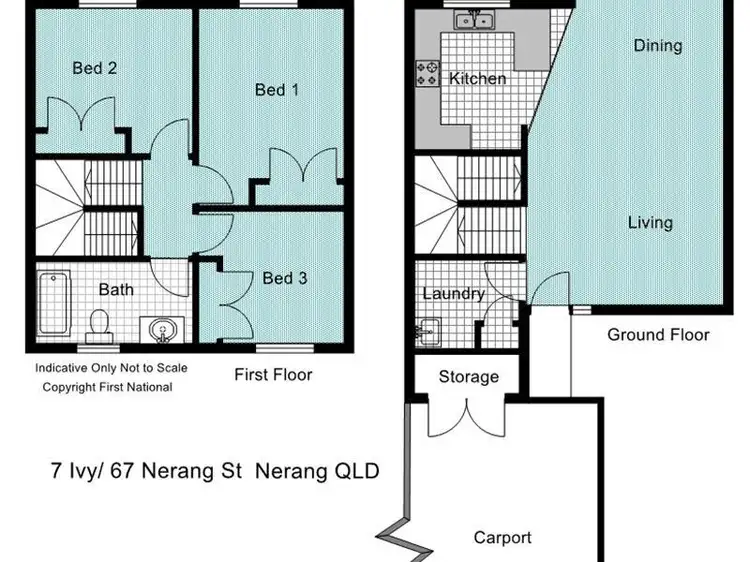 Floorplan of Homely unit listing, 7 Ivy/ 67 Nerang Street, Nerang QLD 4211