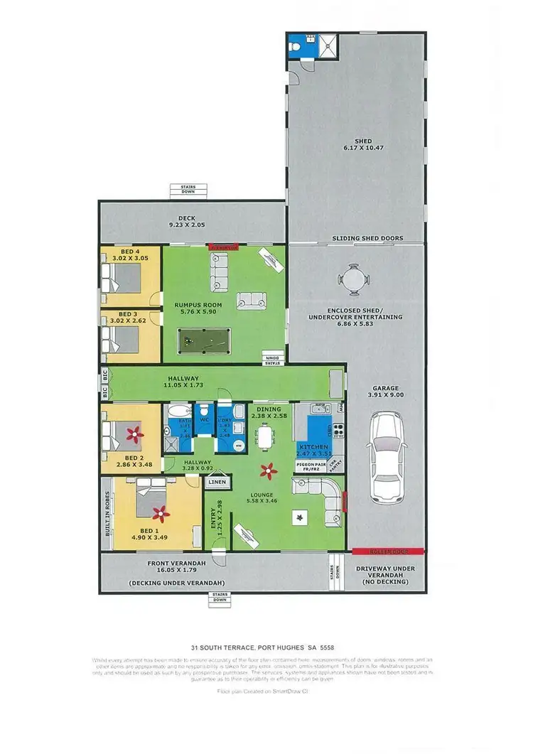 Floorplan of Homely house listing, 31 South Terrace, Port Hughes SA 5558