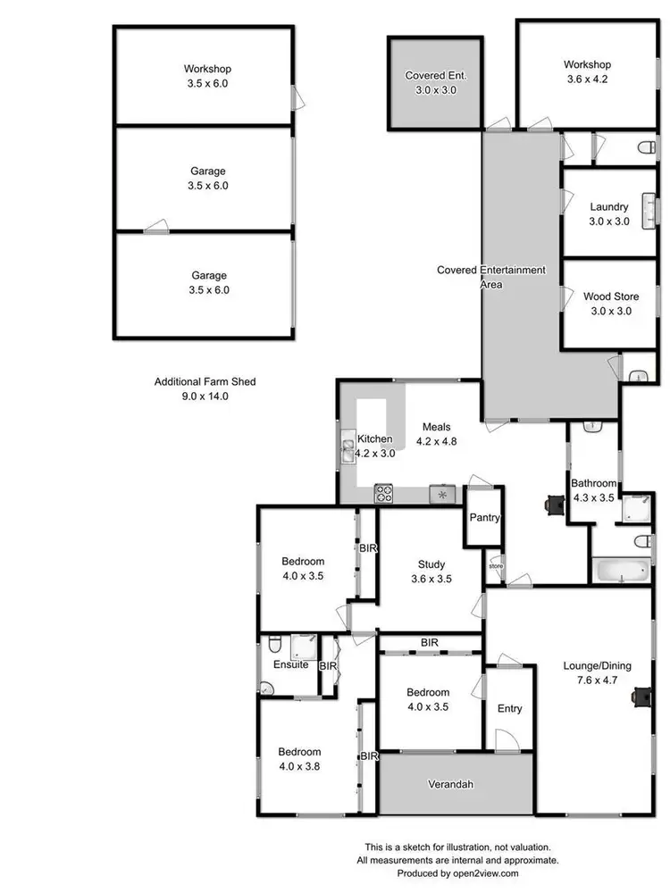 Floorplan of Homely house listing, 1266 Glen Huon Road, Judbury TAS 7109