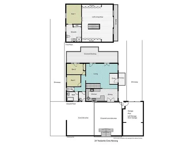 Floorplan of Homely house listing, 24 Yoolantie Crescent, Nerang QLD 4211