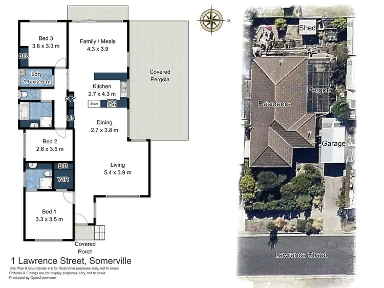 Floorplan of Homely house listing, 1 Lawrence Street, Somerville VIC 3912