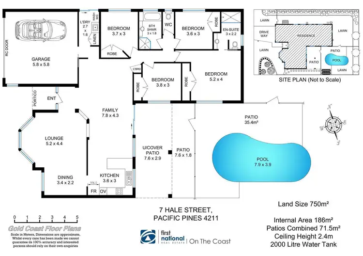 Floorplan of Homely house listing, 7 Hale Street, Pacific Pines QLD 4211
