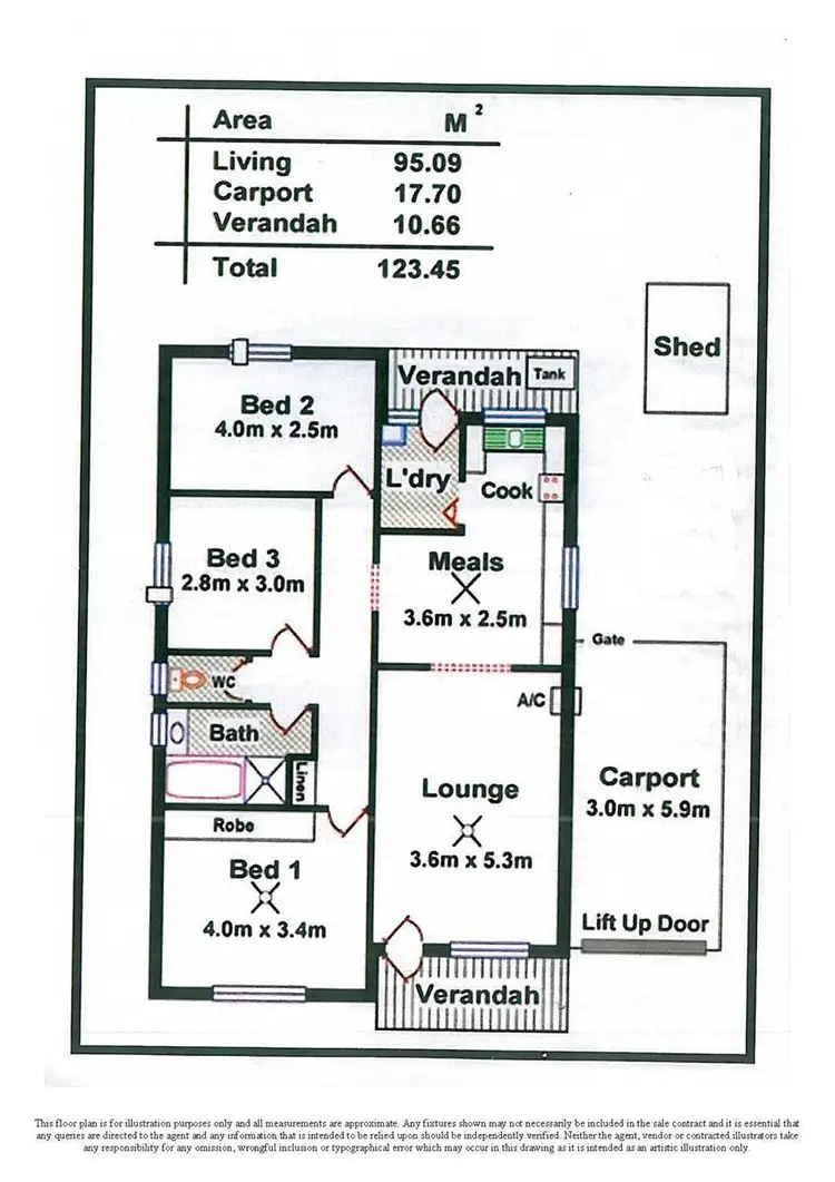 Floorplan of Homely unit listing, 17/55 Beafield Road, Para Hills West SA 5096