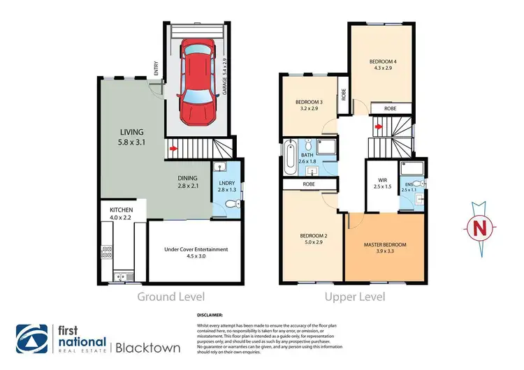 Floorplan of Homely townhouse listing, 59/131 Hyatts Road, Plumpton NSW 2761