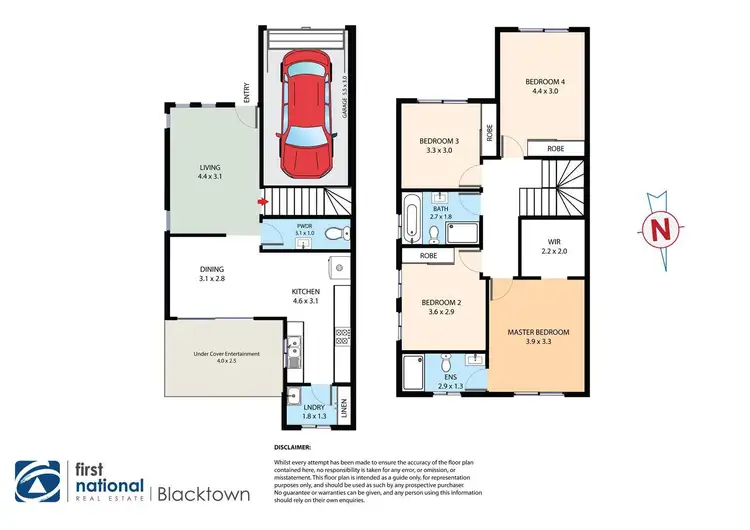 Floorplan of Homely townhouse listing, 23/131 Hyatts Road, Plumpton NSW 2761