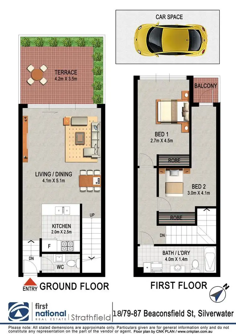 Floorplan of Homely apartment listing, 18/79-87 Beaconsfield Street, Silverwater NSW 2128