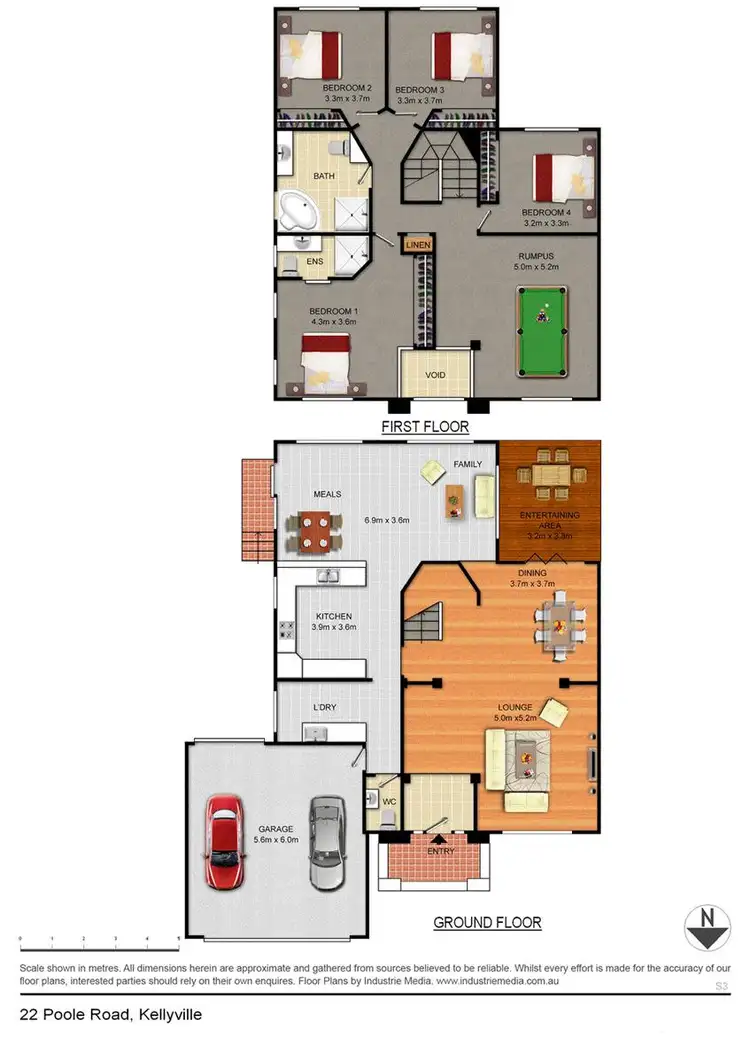 Floorplan of Homely house listing, 22 Poole Road, Kellyville NSW 2155