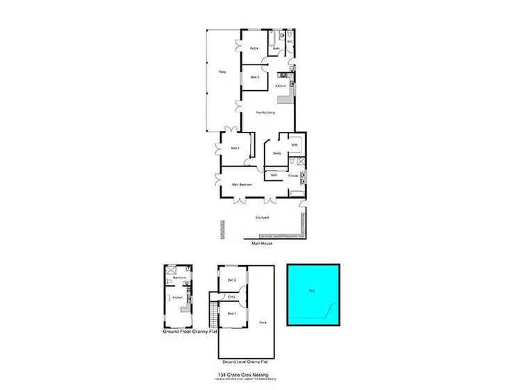 Floorplan of Homely house listing, 134 Crane Crescent, Nerang QLD 4211
