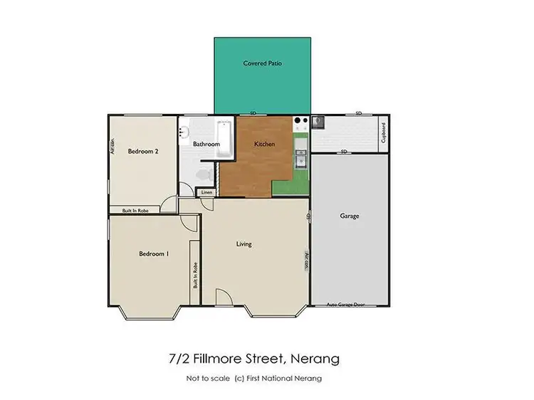 Floorplan of Homely townhouse listing, 7/2 Fillmore Street, Nerang QLD 4211