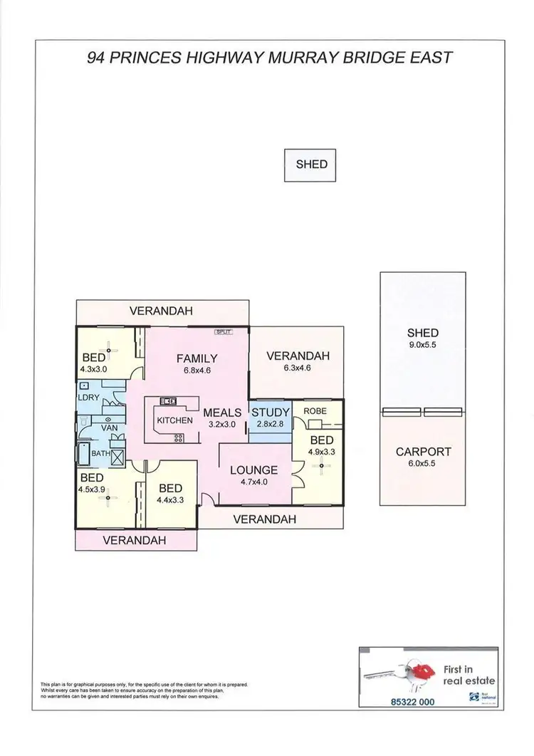 Floorplan of Homely house listing, 94 Princes Highway, Murray Bridge SA 5253