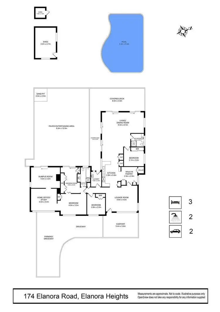 Floorplan of Homely house listing, 174 Elanora Road, Elanora Heights NSW 2101
