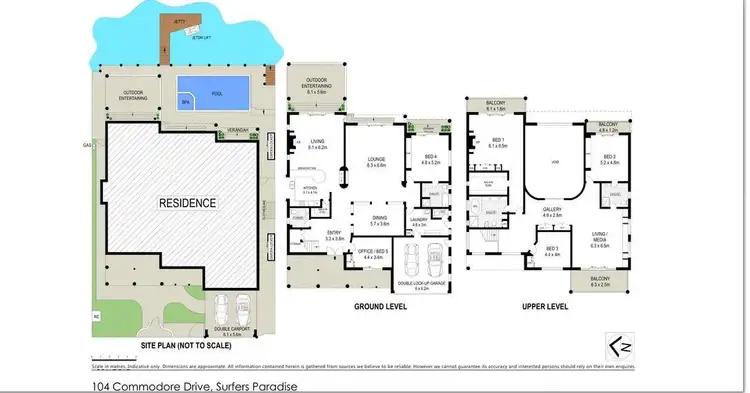 Floorplan of Homely house listing, 104 Commodore Drive, Paradise Waters QLD 4217