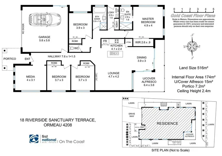 Floorplan of Homely house listing, 18 Riverside Sanctuary Terrace, Ormeau QLD 4208