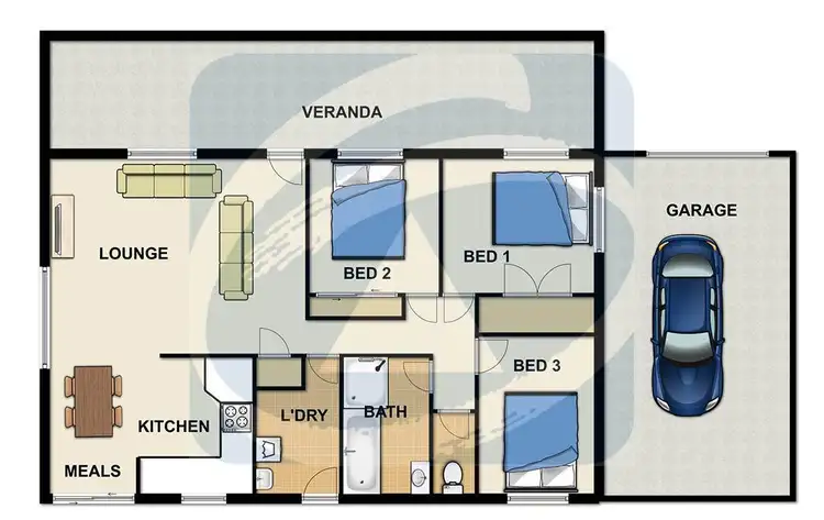 Floorplan of Homely house listing, Address available on request