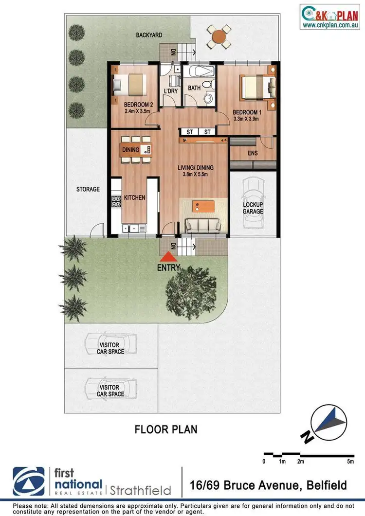 Floorplan of Homely villa listing, 16/69 Bruce Avenue, Belfield NSW 2191