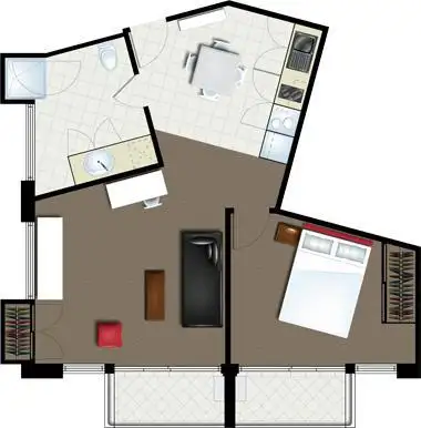 Floorplan of Homely unit listing, 448/25 Lake Orr Drive, Robina QLD 4226