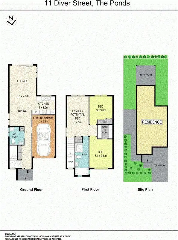 Floorplan of Homely house listing, 11 Diver Street, The Ponds NSW 2769