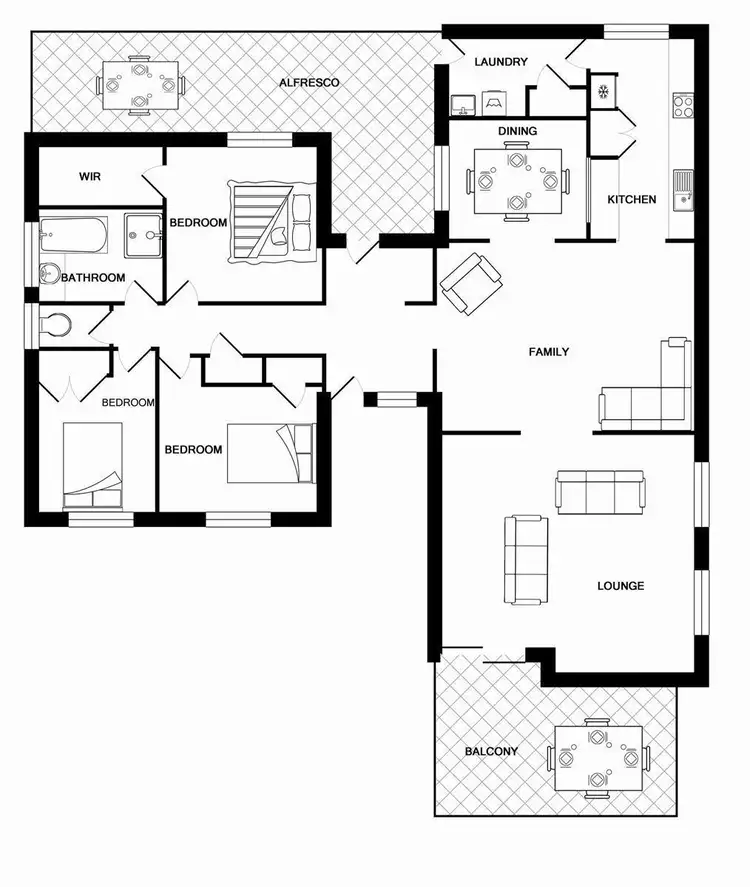 Floorplan of Homely house listing, 44 Rholanda Crescent, Springwood QLD 4127