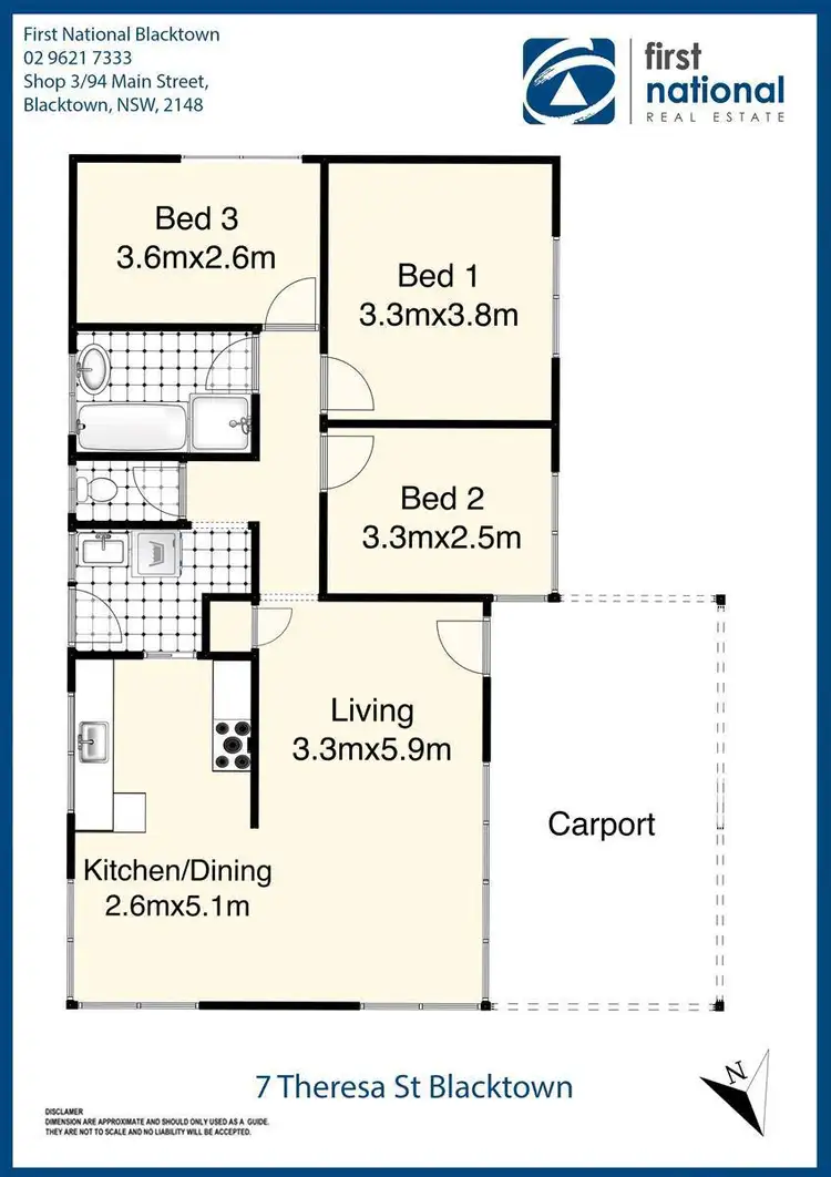 Floorplan of Homely house listing, 7 Theresa Street, Blacktown NSW 2148