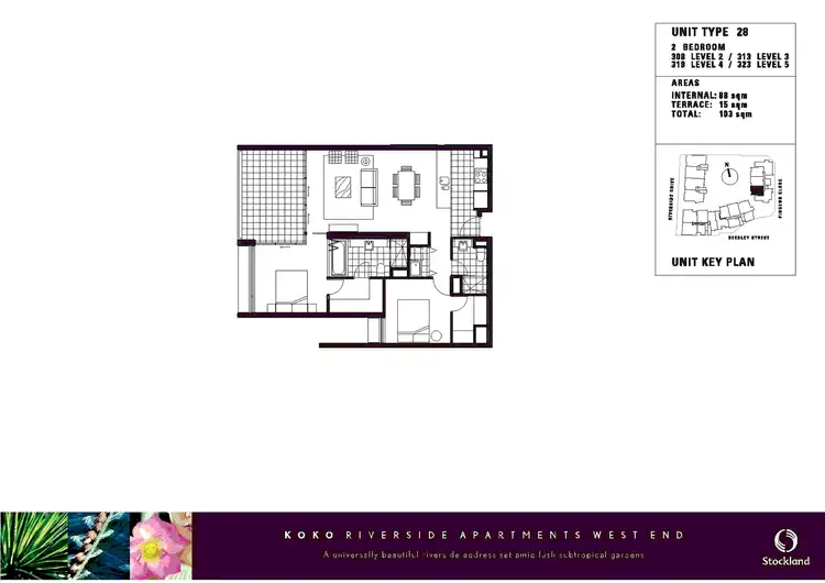 Floorplan of Homely apartment listing, 318/10 Pidgeon Close, West End QLD 4101