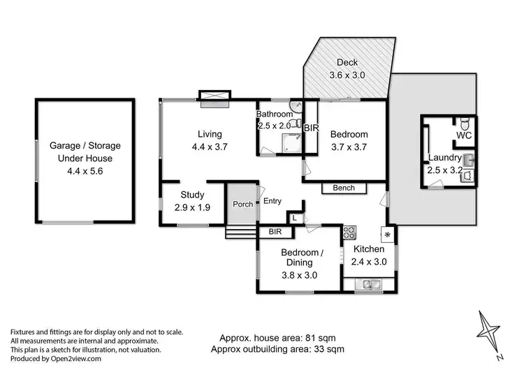 Floorplan of Homely house listing, 36 Chapman Avenue, Dover TAS 7117