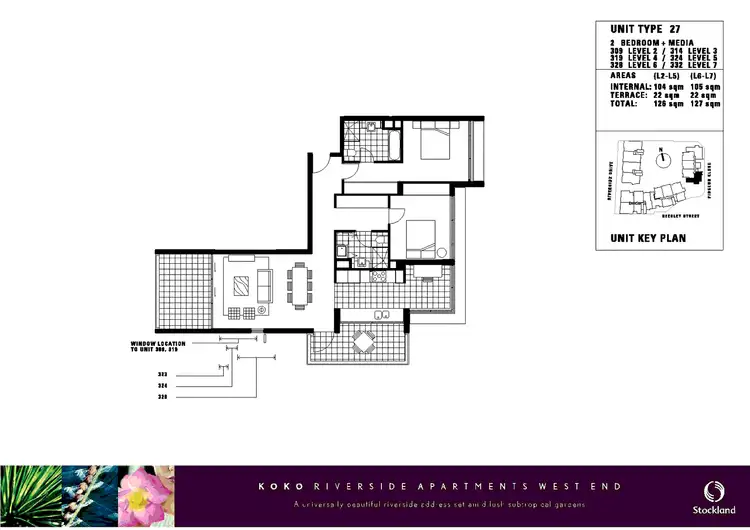 Floorplan of Homely apartment listing, 309/10 Pidgeon Close, West End QLD 4101