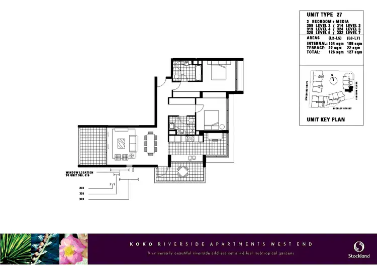 Floorplan of Homely apartment listing, 309/10 Pidgeon Close, West End QLD 4101