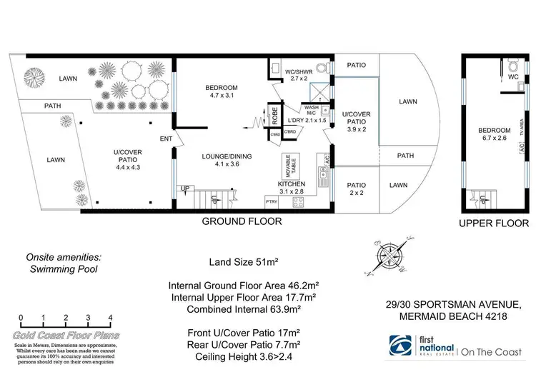 Floorplan of Homely townhouse listing, 29/30 Sportsman Avenue, Mermaid Beach QLD 4218