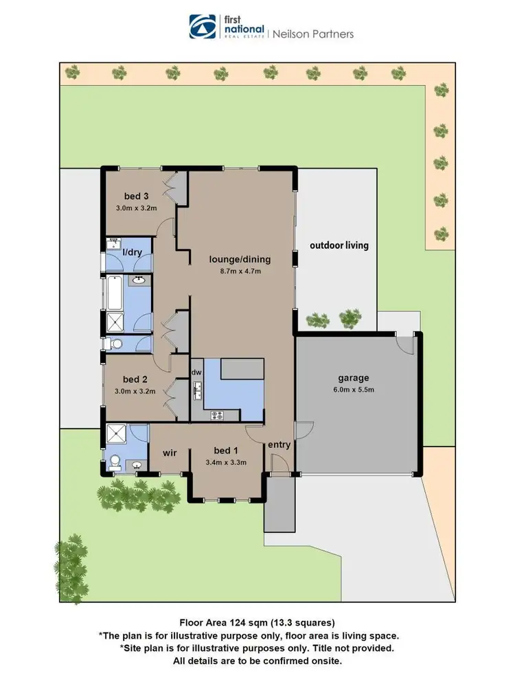 Floorplan of Homely house listing, 13 Still Water Way, Officer VIC 3809