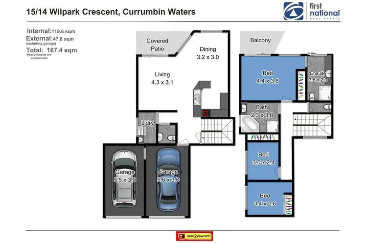 Floorplan of Homely house listing, 15/14 Wilpark Crescent, Currumbin Waters QLD 4223
