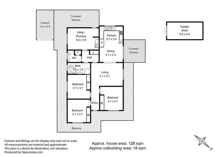 Floorplan of Homely house listing, 7677 Channel Highway, Cygnet TAS 7112