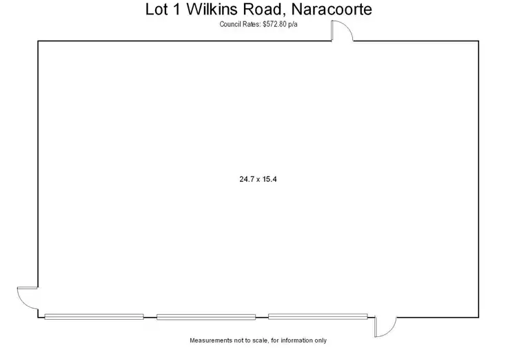 Floorplan of Homely land listing, Lot 1 Wilkins Road, Naracoorte SA 5271