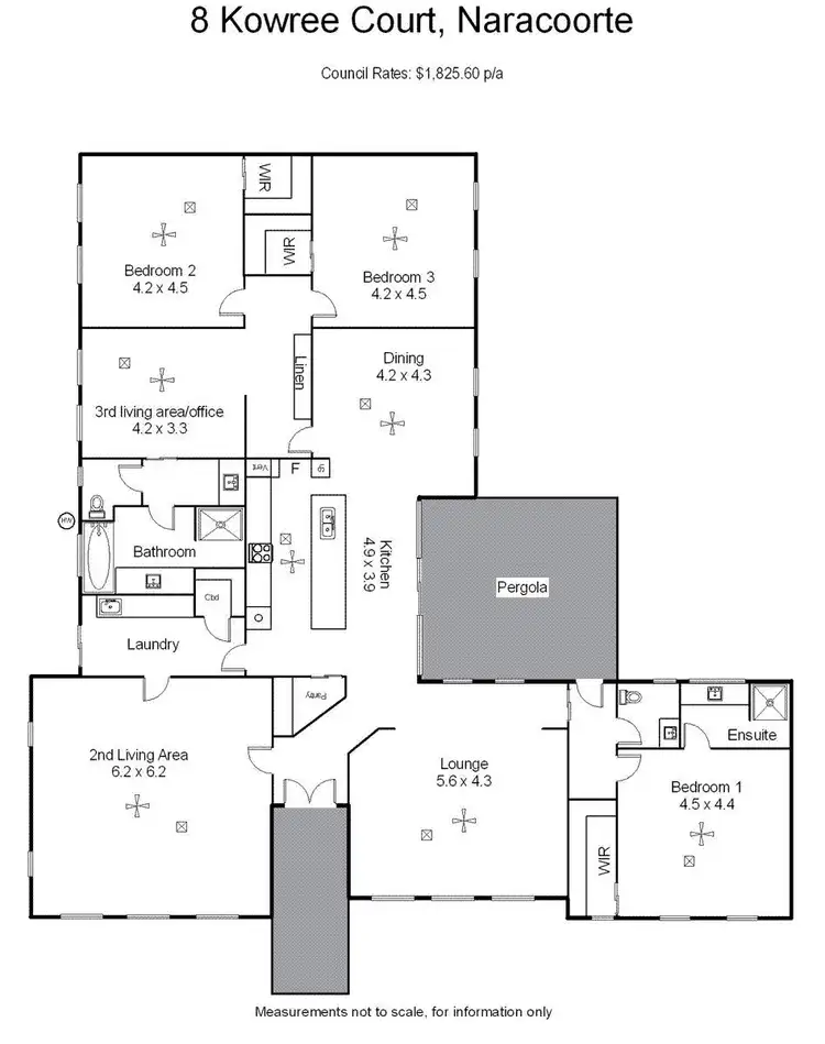 Floorplan of Homely house listing, 8 Kowree Court, Naracoorte SA 5271