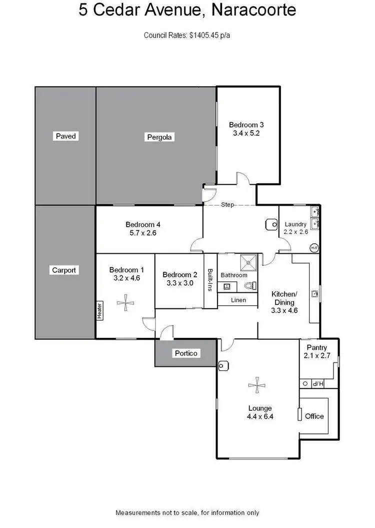 Floorplan of Homely house listing, 5 Cedar Avenue, Naracoorte SA 5271